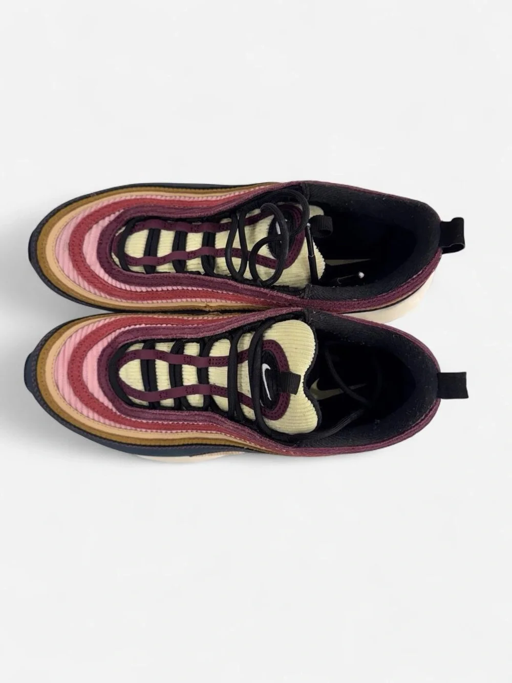 Nike Women's Air Max 97 SE 'Multi-Color Corduroy' (SKU: FB8454-300).